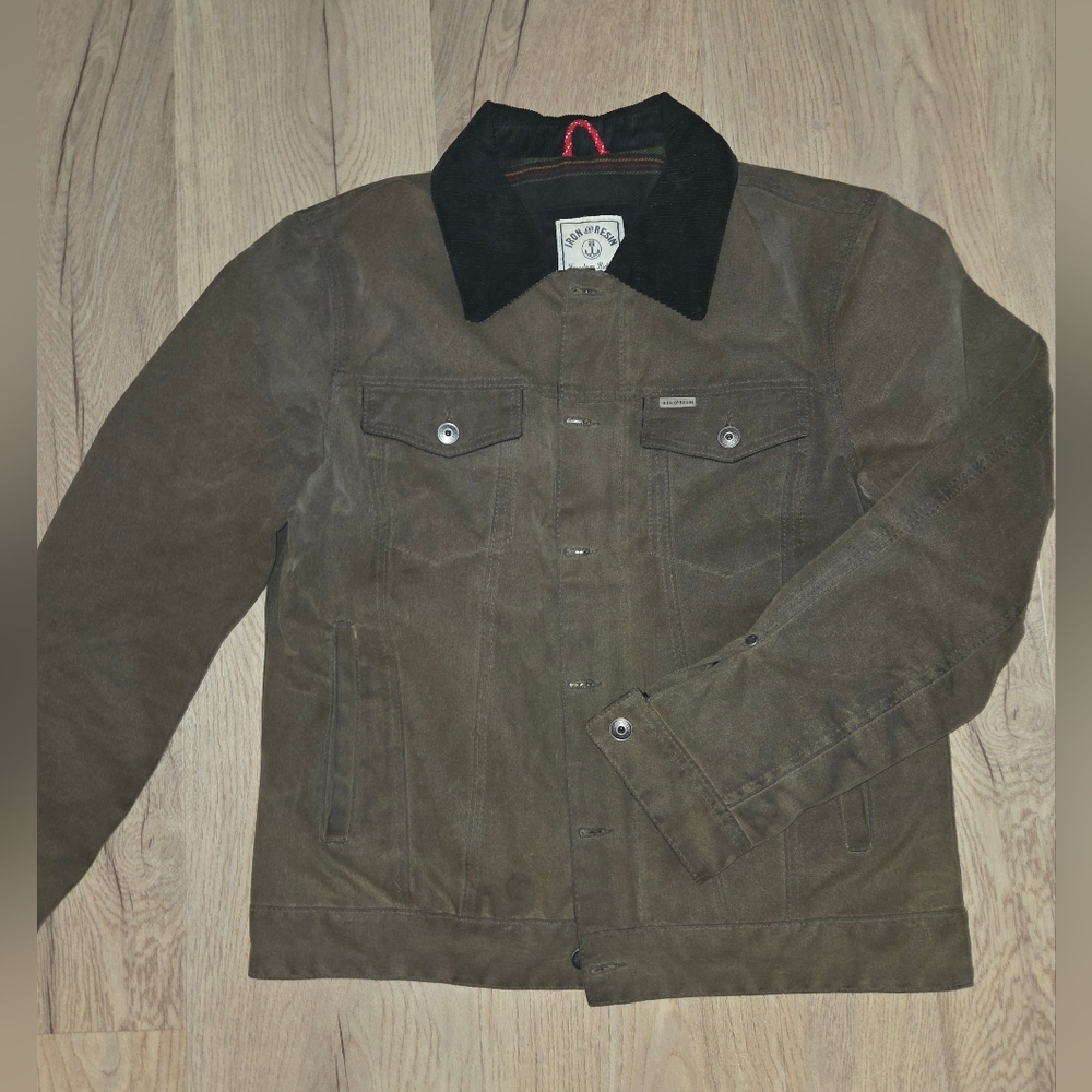 Iron and Resin waxed canvas jacket